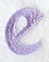 Hana Lower Case Letter e (3 Inch)