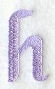 Hana Lower Case Letter h (3 Inch)