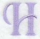Hana Letter H (3 Inch)