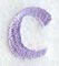 Hana Lower Case Letter c (3 Inch)