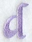 Hana Lower Case Letter d (3 Inch)
