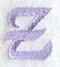 Hana Lower Case Letter z (3 Inch)