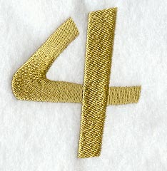 Olivia Number 4 (3 Inch)