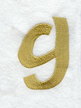Olivia Lower Case Letter g (3 Inch)