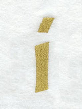 Olivia Lower Case Letter i (3 Inch)