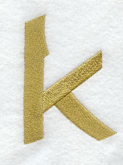 Olivia Lower Case Letter k (3 Inch)