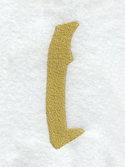 Olivia Lower Case Letter l (3 Inch)