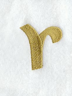 Olivia Lower Case Letter r (3 Inch)
