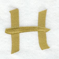Olivia Letter H (3 Inch)