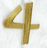 Olivia Number 4 (3 Inch)