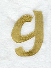 Olivia Lower Case Letter g (3 Inch)
