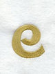 Olivia Lower Case Letter e (3 Inch)