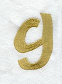 Olivia Lower Case Letter g (3 Inch)
