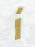 Olivia Lower Case Letter i (3 Inch)