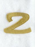 Olivia Lower Case Letter z (3 Inch)
