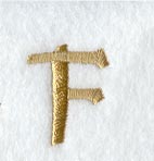 Olivia Letter F (3 Inch)