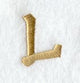 Olivia Letter L (3 Inch)