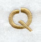 Olivia Letter Q (3 Inch)