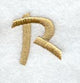 Olivia Letter R (3 Inch)