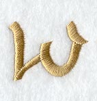 Olivia Letter W (3 Inch)