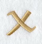 Olivia Letter X (3 Inch)