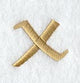 Olivia Letter X (3 Inch)