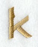 Olivia Lower Case Letter k (3 Inch)