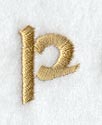 Olivia Lower Case Letter p (3 Inch)