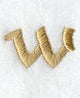 Olivia Lower Case Letter w (3 Inch)