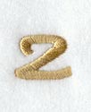 Olivia Lower Case Letter z (3 Inch)