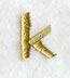Olivia Lower Case Letter k (3 Inch)