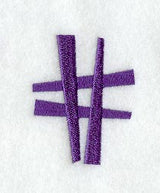 Matisse Number Sign (3 Inch)