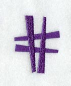 Matisse Number Sign (3 Inch)