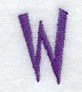 Matisse Letter W (3 Inch)