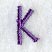 Matisse Letter K (3 Inch)