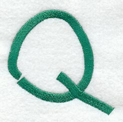 Kindergarten Letter Q (3 Inch)