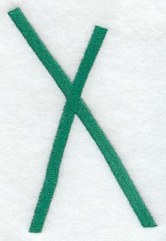 Kindergarten Letter X (3 Inch)