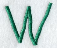 Kindergarten Letter W (3 Inch)