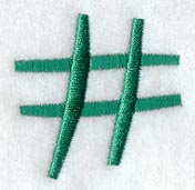 Kindergarten Number Sign (3 Inch)