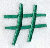 Kindergarten Number Sign (3 Inch)