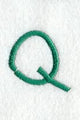Kindergarten Letter Q (3 Inch)