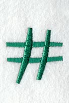 Kindergarten Number Sign (3 Inch)