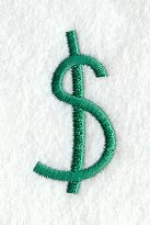 Kindergarten Dollar Sign (3 Inch)