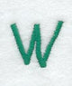 Kindergarten Letter W (3 Inch)