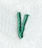 Kindergarten Letter V (3 Inch)
