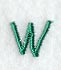 Kindergarten Letter W (3 Inch)