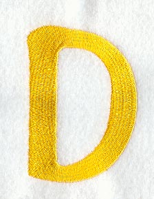 Impress Letter D (3 Inch)