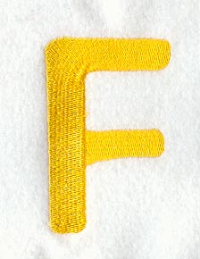 Impress Letter F (3 Inch)