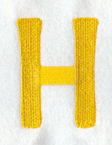 Impress Letter H (3 Inch)