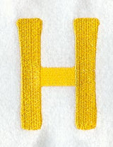 Impress Letter H (3 Inch)